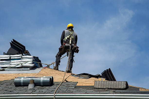 Professional Roof Installation technician working in Mehama, OR
